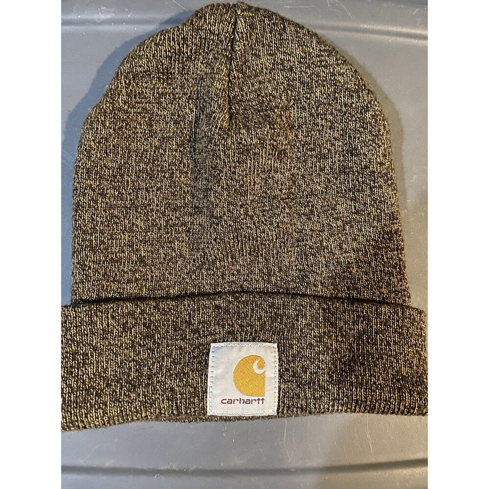 Carhartt A18 Men's Acrylic Watch Hat Brown/Beige, One Size